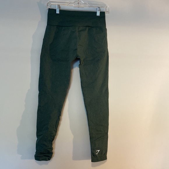 Gymshark Vital Seamless Leggings- Green - Picture 2 of 2